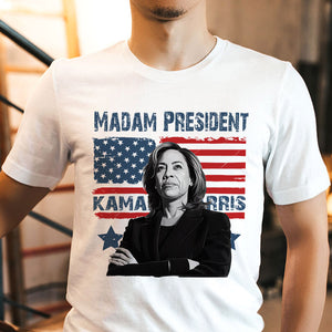 Madame President Kamala Harris Shirt, Funny President, Personalized Shirt, Election 2024