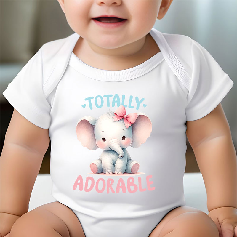 Totally Adorable, Personalized Baby Clothes, Custom Baby Onesies, Baby Shower Gifts