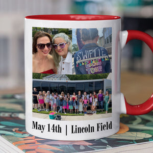 Swiftea Floral Album As Book, Personalized Accent Mug, Custom Photo