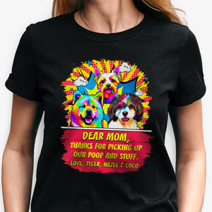 Thanks For Picking Up Our Poop Dog Pop Art, Personalized Shirt, Gifts For Dog Lovers