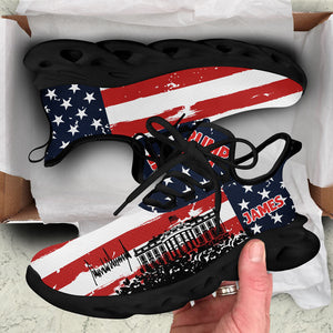 Custom Trump White House MaxSoul Shoes, Personalized Sneakers, Gift For Trump Fans, Election 2024