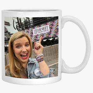 The Eras Tour Mug, Personalized Accent Mug, Custom Photo