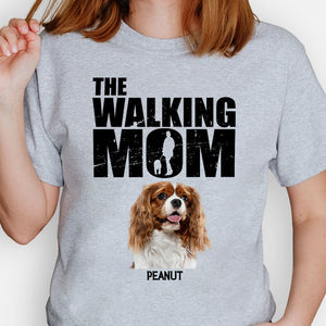 The Walking Dad Mom, Personalized Shirt, Gifts for Dog Lovers, Custom Photo