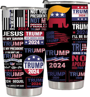 Trump 2024 Tumbler, Gift For Trump Supporters, Election 2024