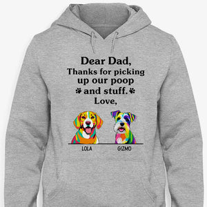 Thanks For Picking Up My Poop Dog Pop Art, Personalized Shirt, Gifts For Dog Lovers