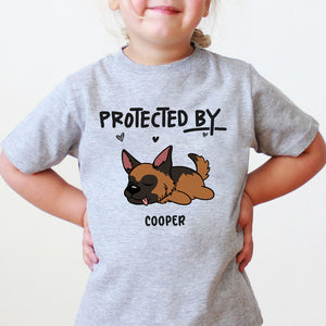 Protected By Sleeping Dog, Personalized Baby Clothes, Custom Baby Onesies, Baby Shower Gifts