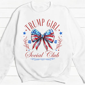 Trump Girl 45 47 Social Club, Trump Shirt, Gift For Trump Supporters, Election 2024