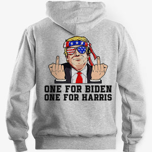 One For Biden One For Harris, Personalized Back Shirt, Trump Shirt, Election 2024