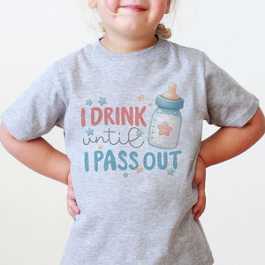 I Drink Until I Pass Out, Personalized Baby Clothes, Custom Baby Onesies, Baby Shower Gifts