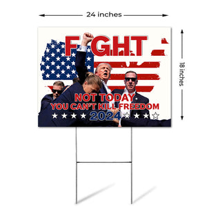 Trump Legends Never Die, Trump Shooting, Trump Fight, Personalized Yard Sign, Election 2024