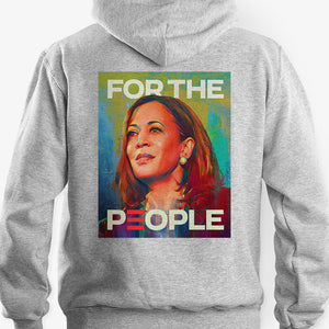 Kamala Harris For The People Retro, Kamala Harris Backprint Light Shirt, Gift For Kamala Harris Supporters, Election 2024