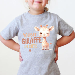 You Bet Giraffe , Personalized Baby Clothes, Custom Baby Onesies, Baby Shower Gifts