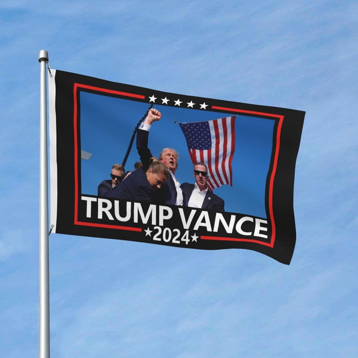 Trump Vance House Flag, Trump Shooting, Trump Assassination, Election 2024