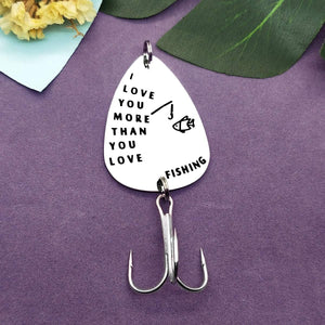 I Love You More than You Love Fishing Hook, Gifts For Father's Day, Gifts For Lovers