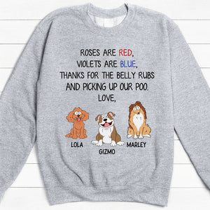 Roses Are Red Violets Are Blue Pop Eyed, Personalized Shirt, Gift For Dog Lovers