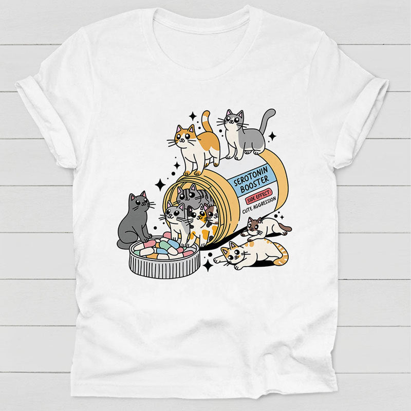 Serotonin Booster Cats, Cat Mom Shirt, Gift For Cat Lovers