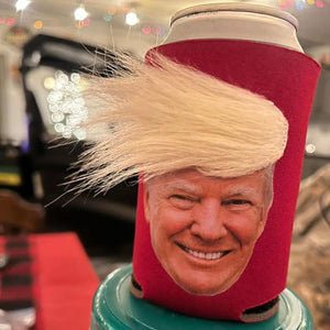 2 Pcs Trump Funny Hair Can Cooler, Gift For Trump Supporters, Election 2024