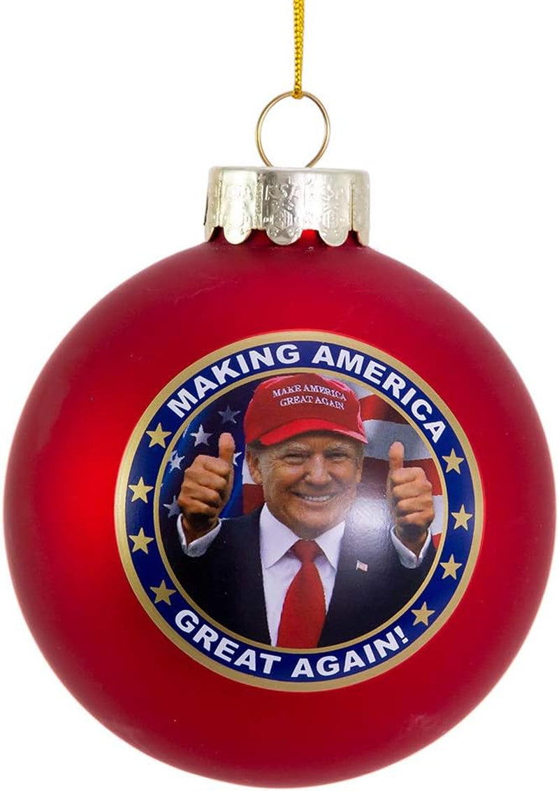 Trump Christmas Ball Ornaments, Gift For Trump Fans, Election 2024