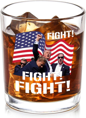 Trump Fight Rock Glass, Trump Assassination, Election 2024