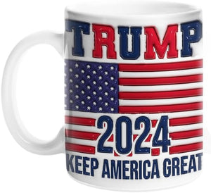 Trump 3D Inflated Mug, Gift For Trump Supporters, Election 2024