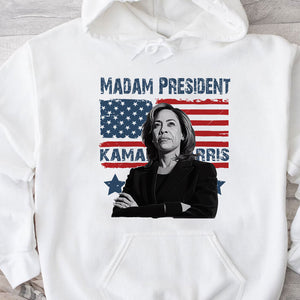 Madame President Kamala Harris Shirt, Funny President, Personalized Shirt, Election 2024