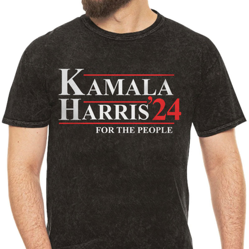 Kamala Harris 24 For The People, Kamala Harris Dark Shirt, Gift For Kamala Harris Supporters, Election 2024