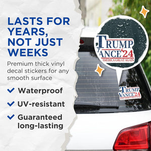 Trump Vance 2024 Stickers, Gift For Trump Fans, Election 2024