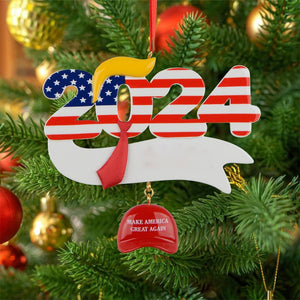 Make America Great Again, Trump 2024 Ornaments, Gift For Trump Fans, Election 2024