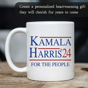 Kamala Harris'24 For The People, Kamala Harris Supporters Mug, Election 2024