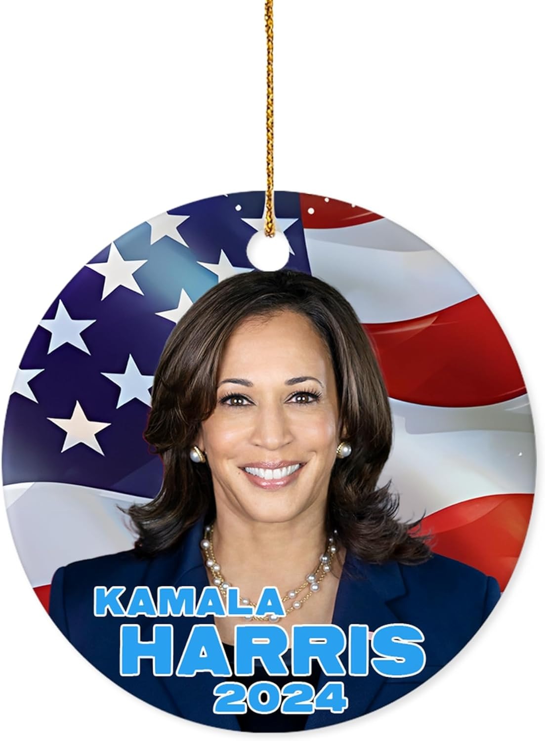 Kamala Harris 2024 Ornament, Personalized Ornaments, Kamala Ornaments, Election 2024