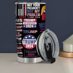 Trump 2024 Tumbler, Gift For Trump Supporters, Election 2024