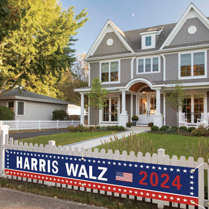 Harris Waltz 2024 Banner, Gift For Kamala Harris Supporters, Election 2024 $29.95 USD