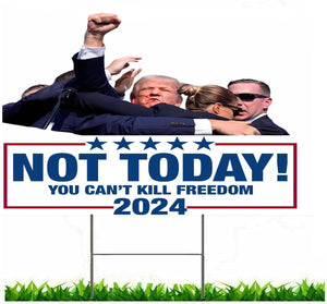 Fight for America Yard Sign, Trump Assassination, Election 2024