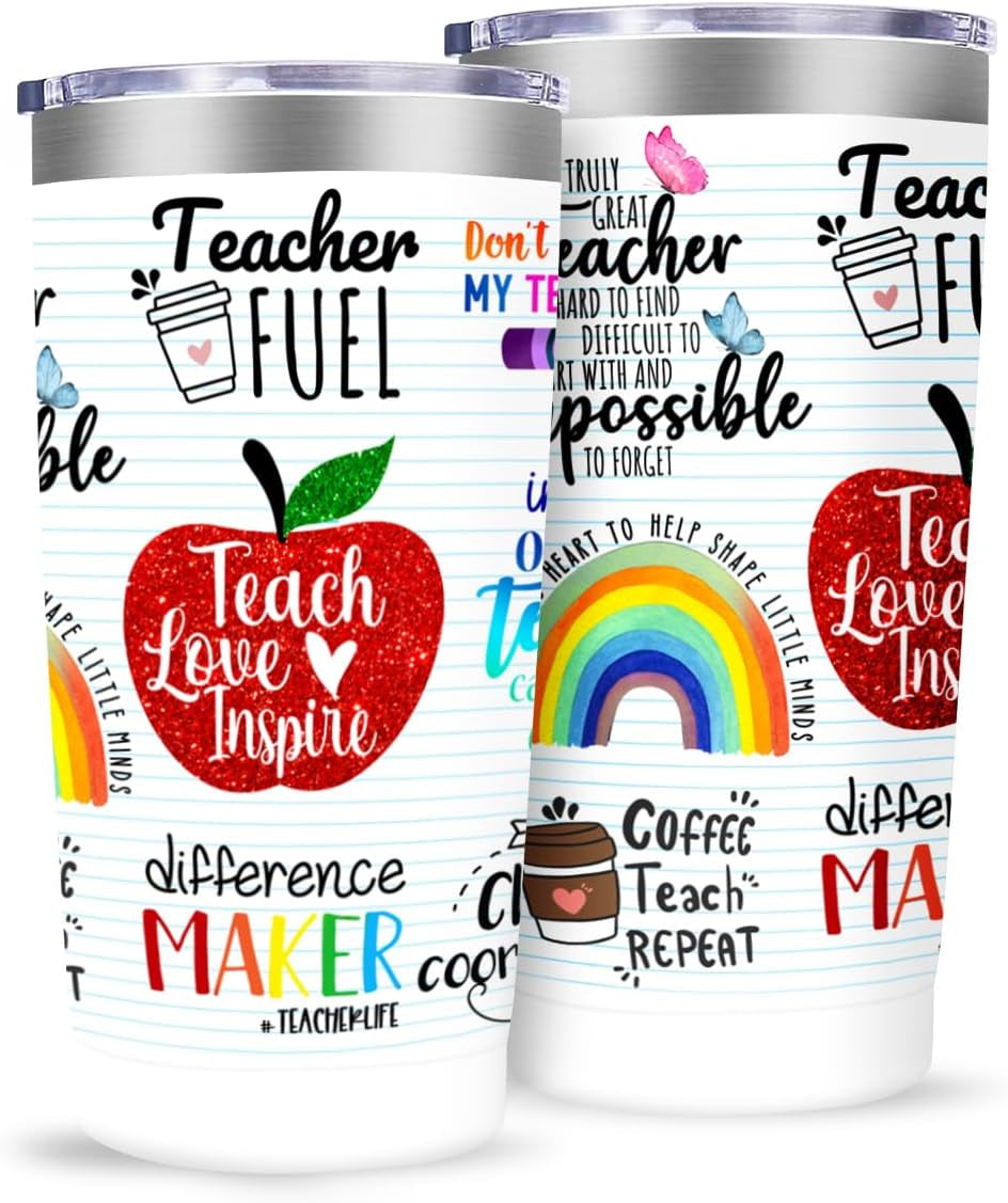 Teacher Love Inspire, Back To School Tumbler Gift For Teachers, Teacher Appreciation Gifts