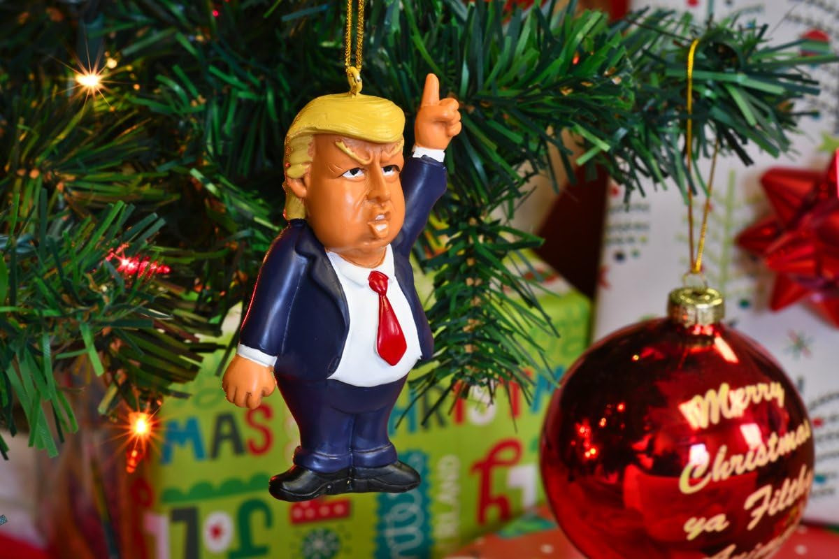 Donald Trump Christmas Ornament, Gift For Trump Supporters, Election 2024