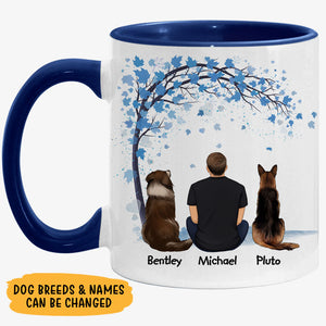 To The Guy Who Gets To Feed Me, Personalized Accent Mug, Gift For Dog Dad