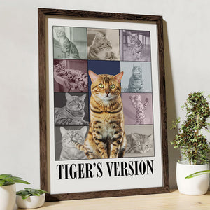 Custom Eras Tour Poster V2, Personalized Poster, Gift For Pet Lover, Birthday Gift, Custom Photo