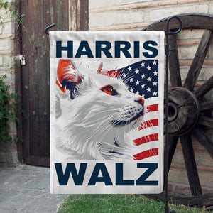 Harris Walz Cat US Flag, Kamala Harris Flag, Gift For Kamala Harris Supporters, Election 2024