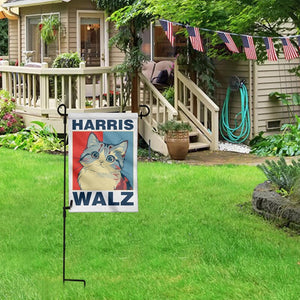 Harris Walz Cat Red Blue, Kamala Harris Flag, Gift For Kamala Harris Supporters, Election 2024