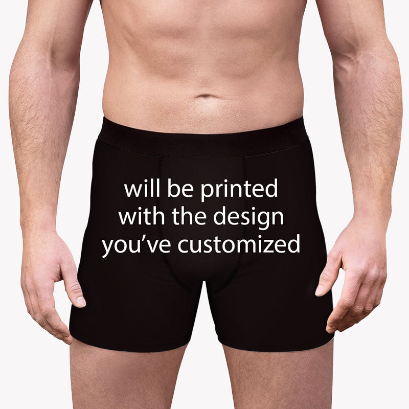 BOXER BRIEFS Replicate Your Customized Design Onto A Boxer Briefs