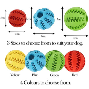 Dogs Rubber, Dog Ball For Puppy, Dogs Tooth Cleaning Snack Ball