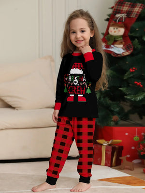 2024 Winter Matching Family Pajama Set for Mom, Dad, Daughter, and Son, Soft and Casual Christmas Loungewear, Perfect Holiday Gift