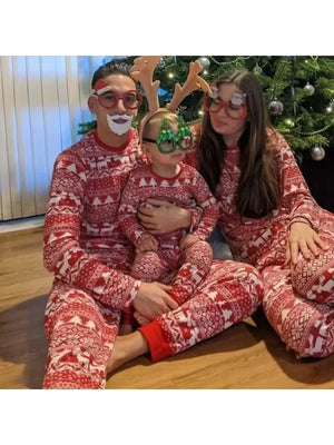 2024 Elegant Christmas Matching Pajama Set For The Whole Family.