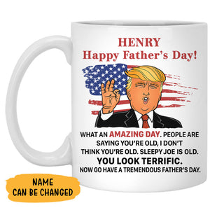 What An Amazing Day President Donald Trump, Personalized Coffee Mug, Funny Gifts For Dad, Election 2024