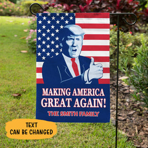 Make America Great Again Trump, Personalized House Flag, Home Decoration, Election 2024