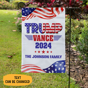 Trump Vance American Flag 2024, Trump Personalized House Flag, Home Decoration, Election 2024