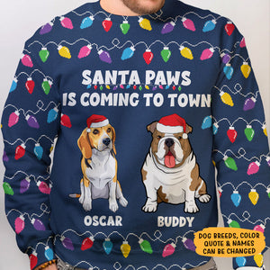 Have Yourself A Furry Christmas, Personalized All-Over-Print Sweater, Kid Sweatshirt, Ugly Sweater