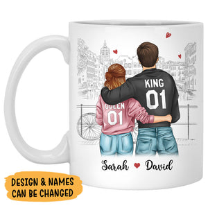 I Want To Annoy For The Rest Of Life, Personalized Accent Mug, Anniversary Gifts