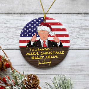 Make Xmas Great Again Trump, Personalized Ornaments, Trump Ornaments, Election 2024