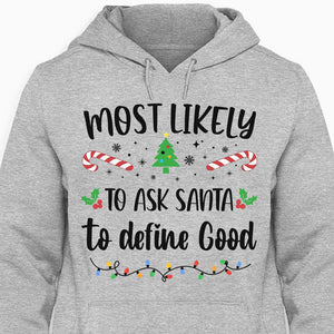 Most Likely To Shirt, Personalized Family Matching Shirt, Christmas Gifts For Family